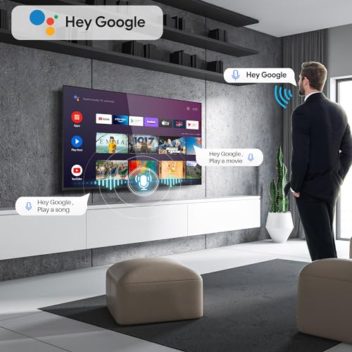 RCA RAQ50UN1 QLED Fernseher 50 Zoll (126 cm) 4K UHD Smart Android TV Aver HDR Google Assistant Dolby Audio WiFi Bluetooth YouTube Netflix Prime Video VEVO Disney+ – Bild 6