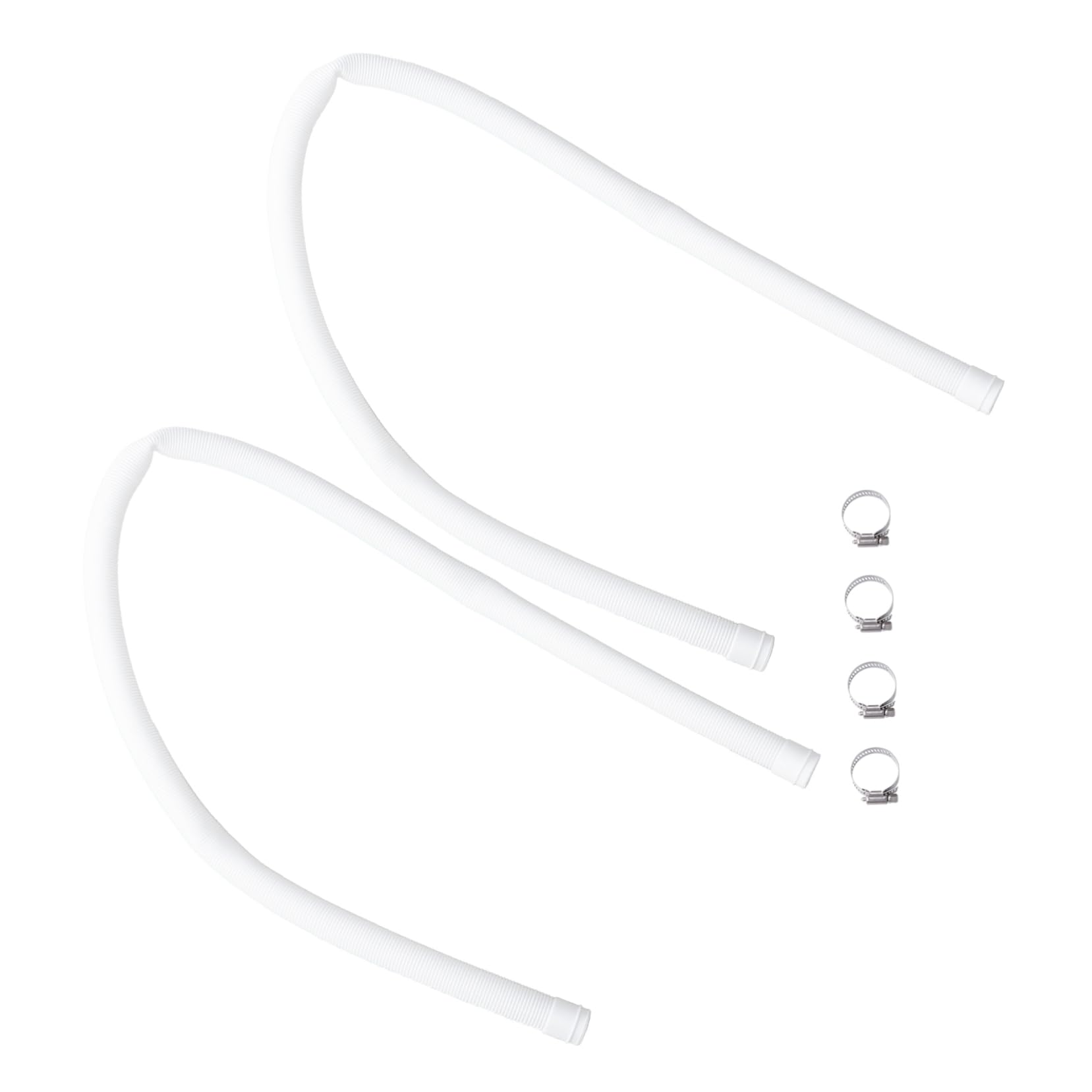 SEWOART Swimming Pool Pump Hose Set 6pcs Filter Pool Replacement Hose Double Clamp for Pool