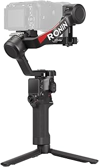 DJI RS 4 3-Axis Stabilizer for DSLR and Mirrorless Camera, Canon/Sony/Panasonic/Nikon/Fujifilm, 2nd Generation Native Vertical Shooting Support, 2-Mode Switching Joystick, Teflon Shaft Arm, Camera