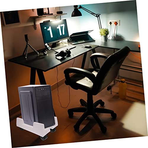 Soporte móvil para CPU con ruedas de NUOBESTY, estante elevador resistente para computadoras de torre, uso en hogar y oficina miniatura 3