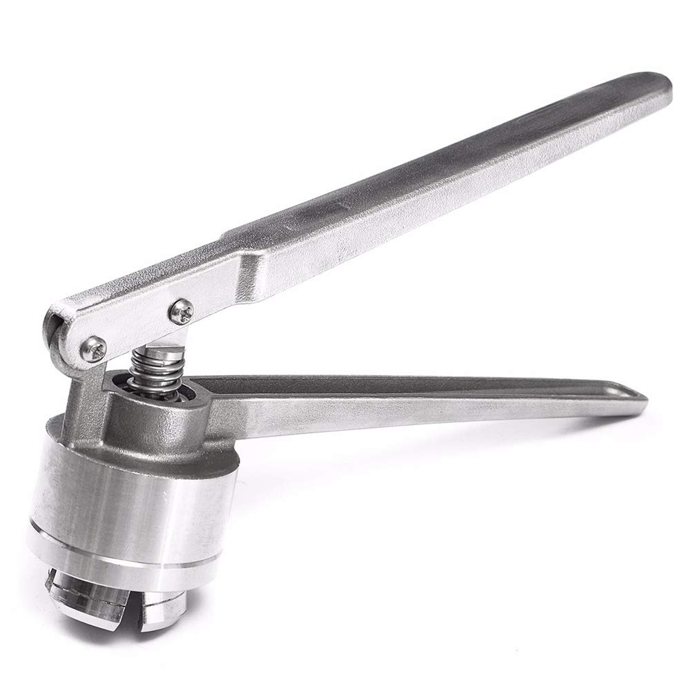 2 prensadoras manuales de viales para prensar tapas abatibles de 20 mm, plástico de aluminio y aluminio completo