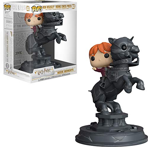 Funko 35518 Movie Moment: Harry Potterron Riding Chesspiece, Multicolor, Standard