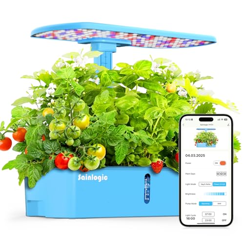 Sainlogic Hydroponics Growing System Kit, Smart Indoor Garden wit...