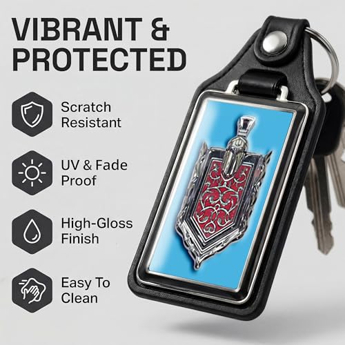 Image of Brotherhood Car Key Chain for Monte Carlo - Classic Models Keychain for Men and Women Gift Key Ring