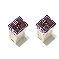 Vista 12 de EDS Paquete múltiple de fusibles J Case – 20A, 25A, 30A, 40A, 50A, 60A, 12 fusibles de repuesto para automóviles, camiones, camionetas, vehículos