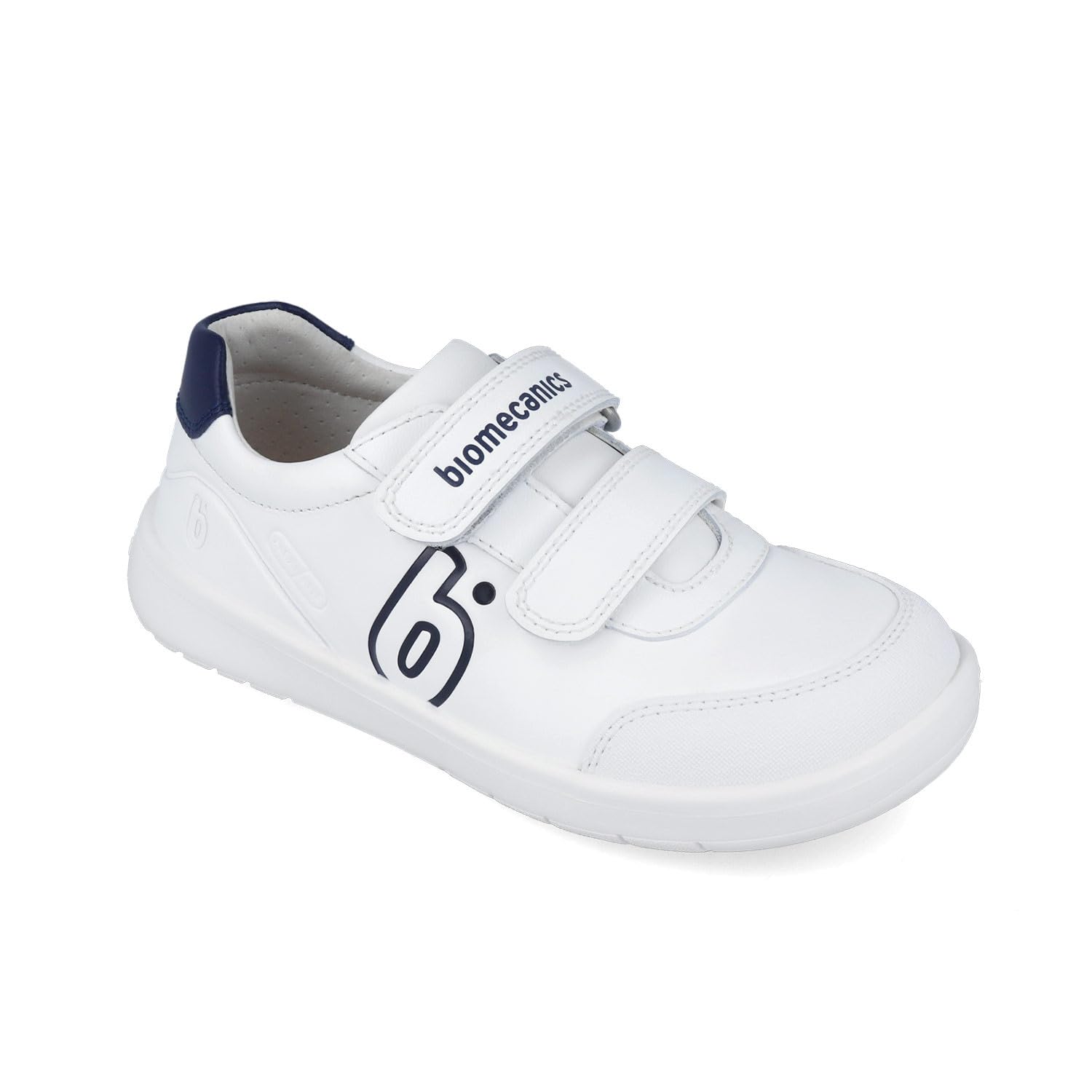 Biomecanics Deportivas Escolares para niño 251020-D113 | Color Nieve | Cierre Ajustable | Suela Flexible