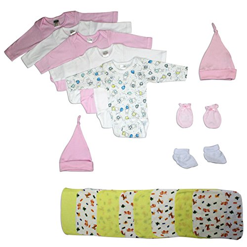Bambini Newborn Baby Girl 17 Pc Layette Set