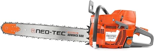 NEO-TEC NH895 - Motosierra de gas de 28 pulgadas, cabezal de potencia de motosierra de gasolina de 94 cc, todas las piezas compatibles con Husqvarna