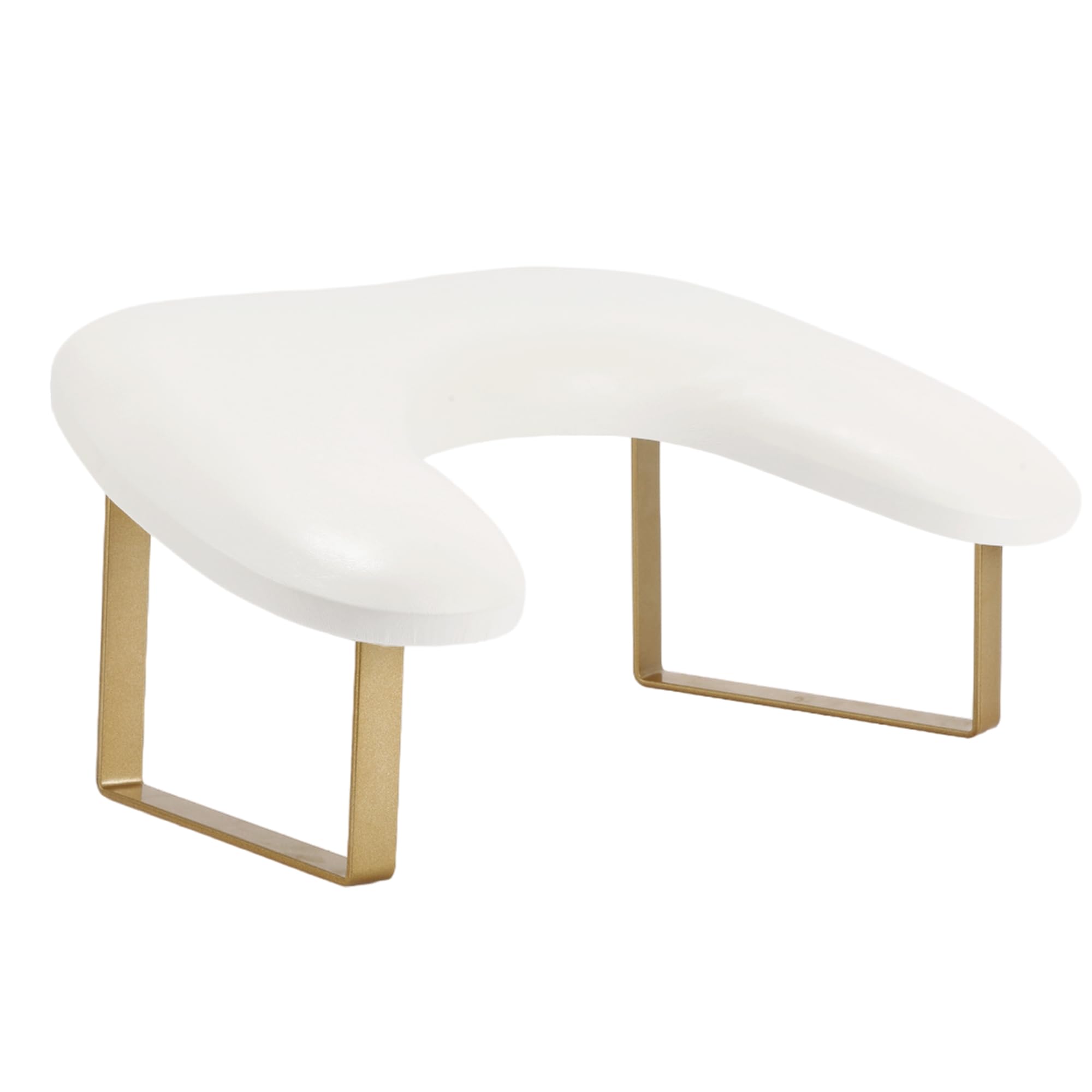 VOCOSTE Arm Rest for Nails Tech U Shaped Nail Hand Rest, White