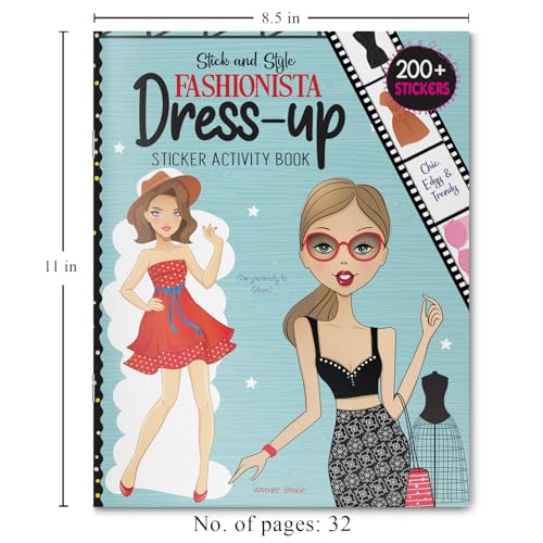 Image of Stick and Style - Fashionista Dress-up (Sticker Activity Book)