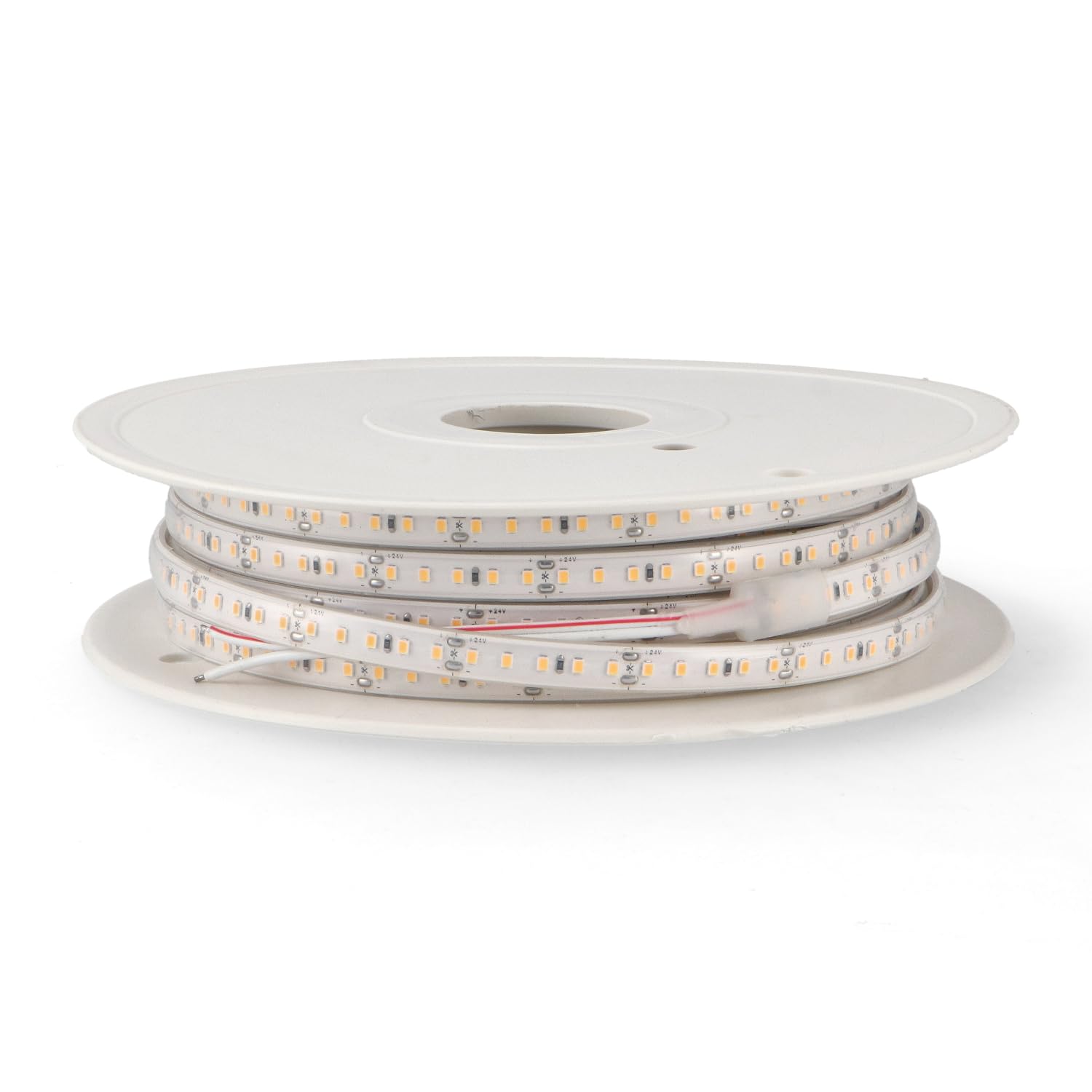 Levitantes Ruban LED - 24 V CC SMD2835, 20 mètres, 120 LED/m, 1200 lm/m, 4000 K, PCB blanc, IP65, idéal pour l'éclairage intérieur et extérieur. *