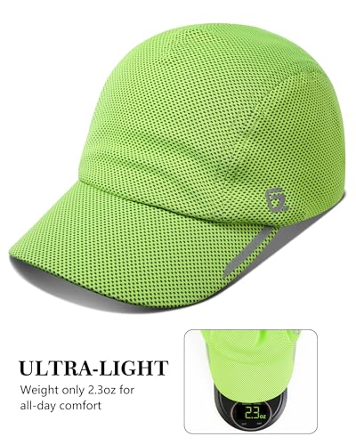 Image of GADIEMKENSD Running Hat Performance Mesh Hat, Excellent Ventilation, Lightweight, Reflective Design, Anti-Glare