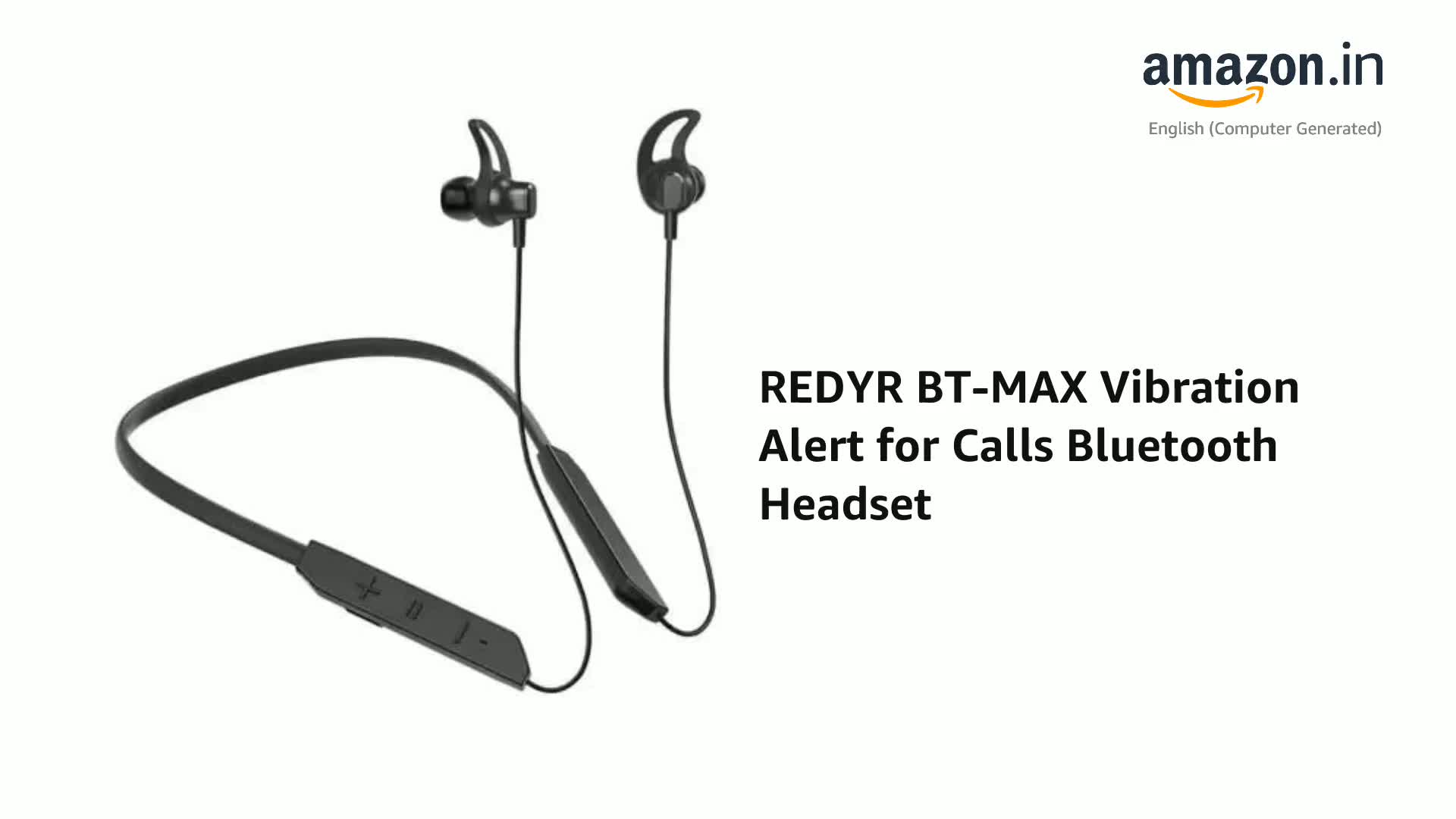 REDYR BT-MAX Vibration Alert for Calls Bluetooth Headset (Black, in The Ear) : Amazon.in: Electronics REDYR BT-MAX Vibration Alert for Calls Bluetooth Headset (Black, in The Ear) : Amazon.in: Electronics