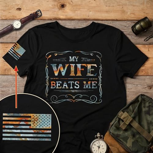 My Wife Beats Me Shirt, Husband Shirt for Men, Vintage Husband and Wife Shirts3