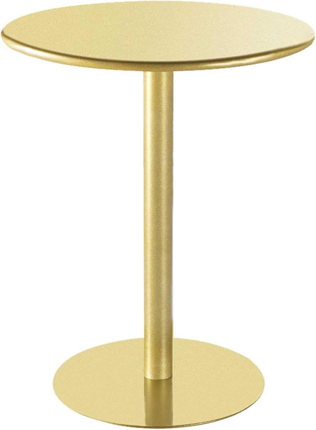 Tavolo rotondo da bistrot con struttura in metallo per interni ed esterni, ideale come tavolino da bar, cocktail o tavolino