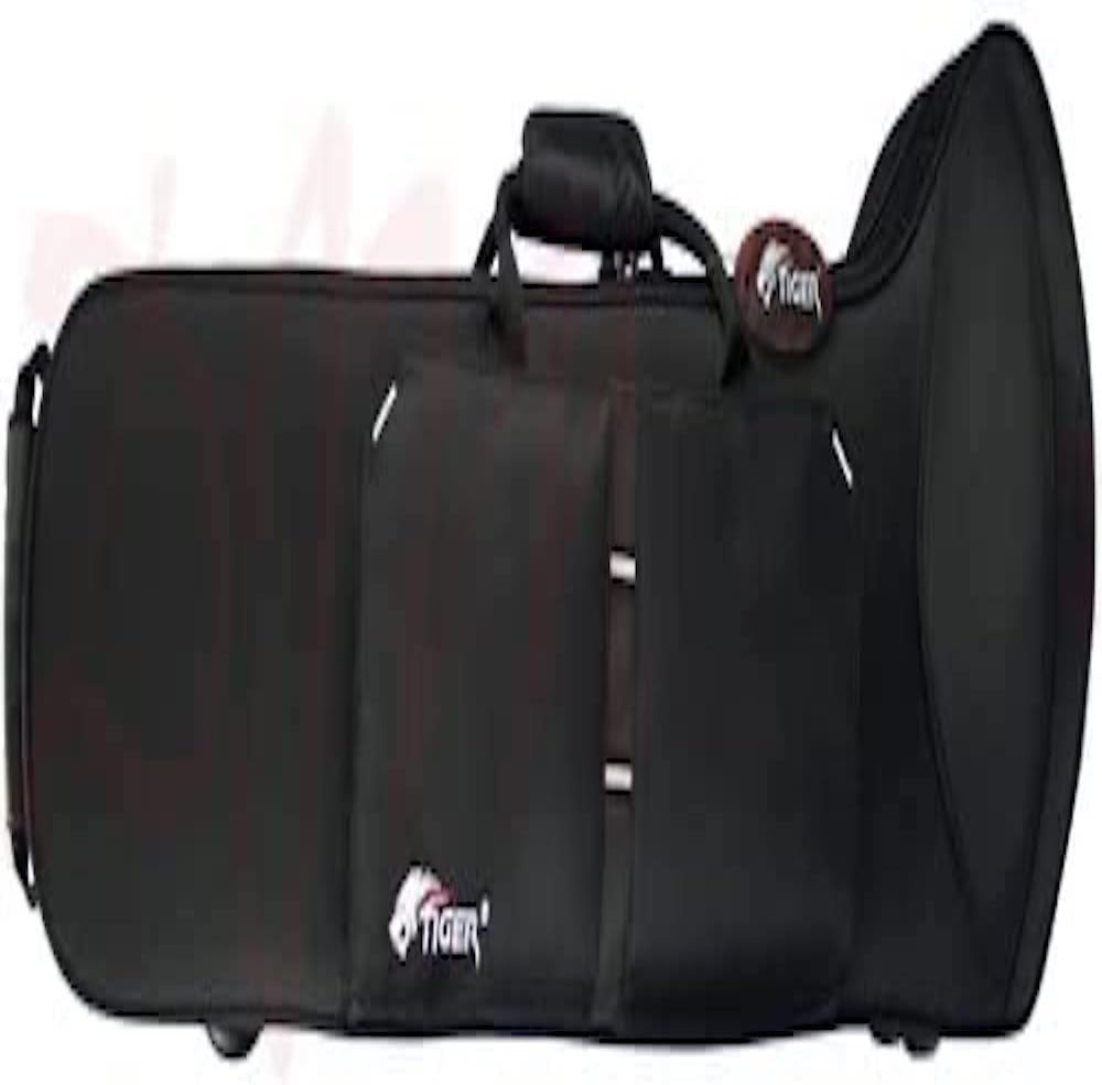 Tiger Lightweight Hard Foam Trombone Case - Black