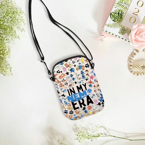 Sea Movie Inspired Gift Clownfish Lover Gift Cartoon Animal Ocean Fish Crossbody Bag3