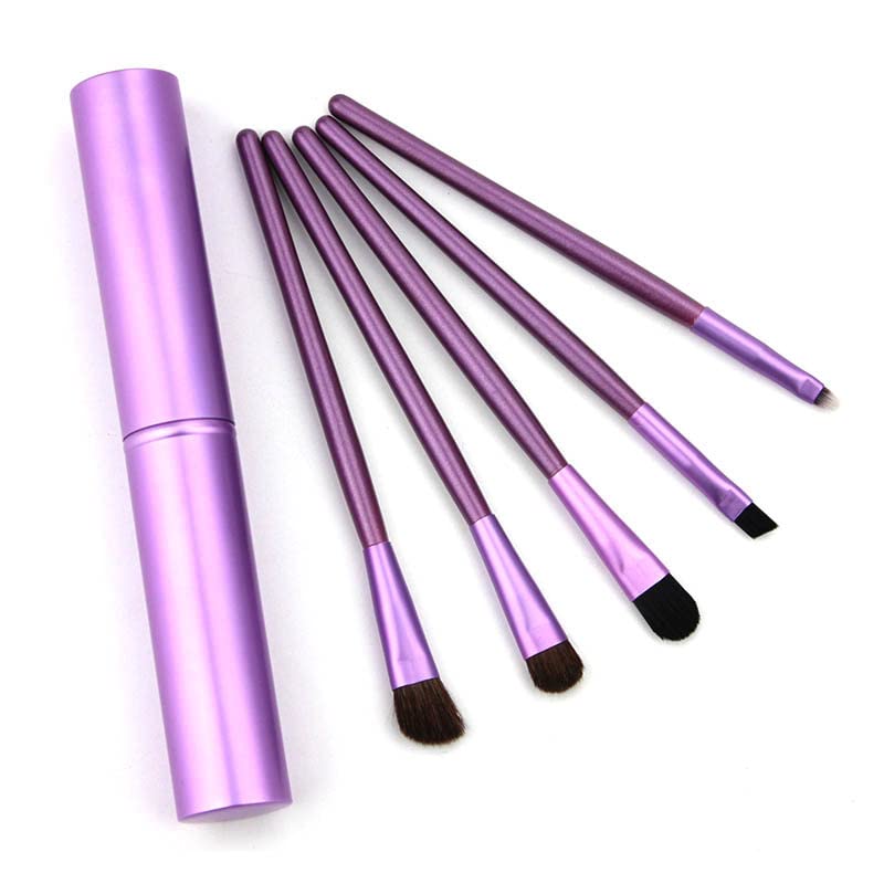 Brochas de Maquillaje de Ojos (5 Piezas), Pinceles de Maquillaje Pinceles Sintéticos Para Correctores en Polvo