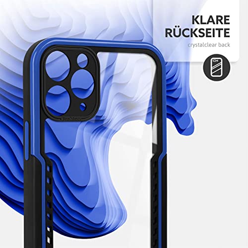 Coque silicone iPhone 11 Pro transparente bleue idéale pour vos sorties