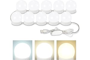 Consciot Espejo con Luces Hollywood para Maquillaje