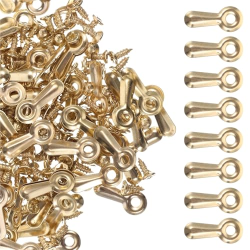 Image of Picture Frame Backing Clips 800pcs Golden Tablet Small Clips for Wall Frames Hardware Picture Frame Supplies Backing Hanging Photo Repair for Hanging Photos, Pictures, Drawings(Black)