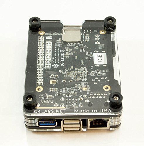 Rock64 Case Zebra Black Ice For The Rock64 Media Board ~ C4Labs #TOP2