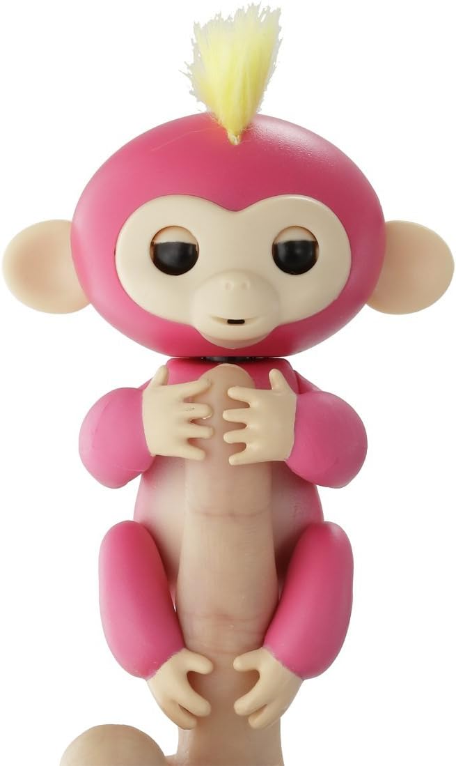 Amazon 小っちゃな手のりモンキー ハグミン ピンク 電動ロボット おもちゃ