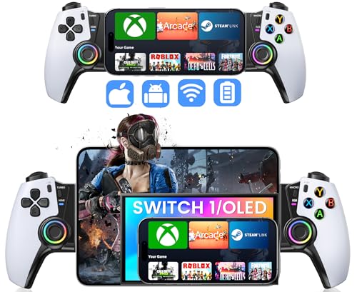 HASACOOL Mobile Gaming Controller for Android/iPhone/Switch/OLED,Hall Effect Phone Controller-Wireless Game Controller for Xbox Cloud/Steam Link/GeForce Now/MFi Apple Arcade-Call of Duty,Roblox HASACOOL Mobile Gaming Controller for Android/iPhone/Switch/OLED,Hall Effect Phone Controller-Wireless Game Controller for Xbox Cloud/Steam Link/GeForce Now/MFi Apple Arcade-Call of Duty,Roblox
