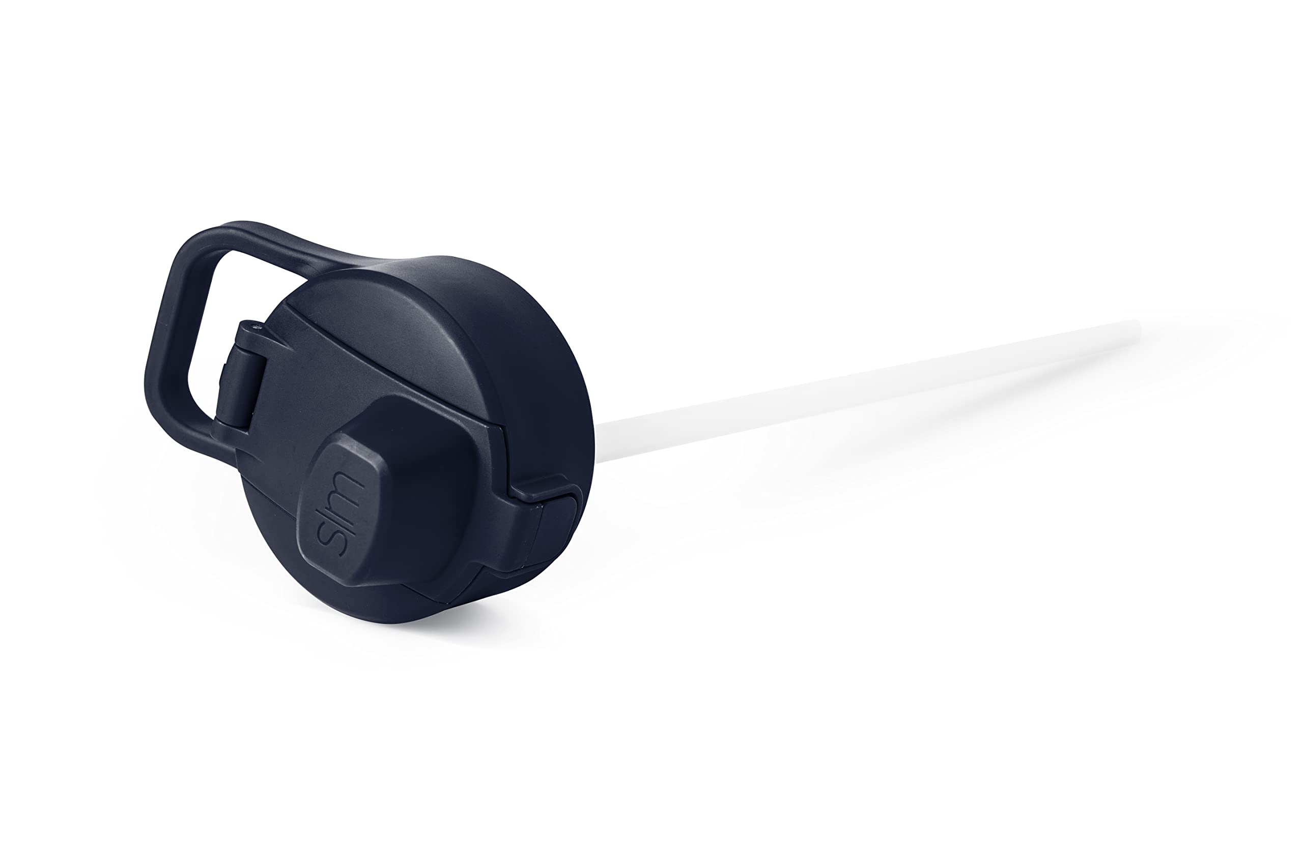 Simple Modern Flip Silicone Straw Lid | Leakproof Replacement Cap- Fits All Summit and Hydro Flask Wide Mouth Water Bottle Sizes | Summit Collection | Deep Ocean