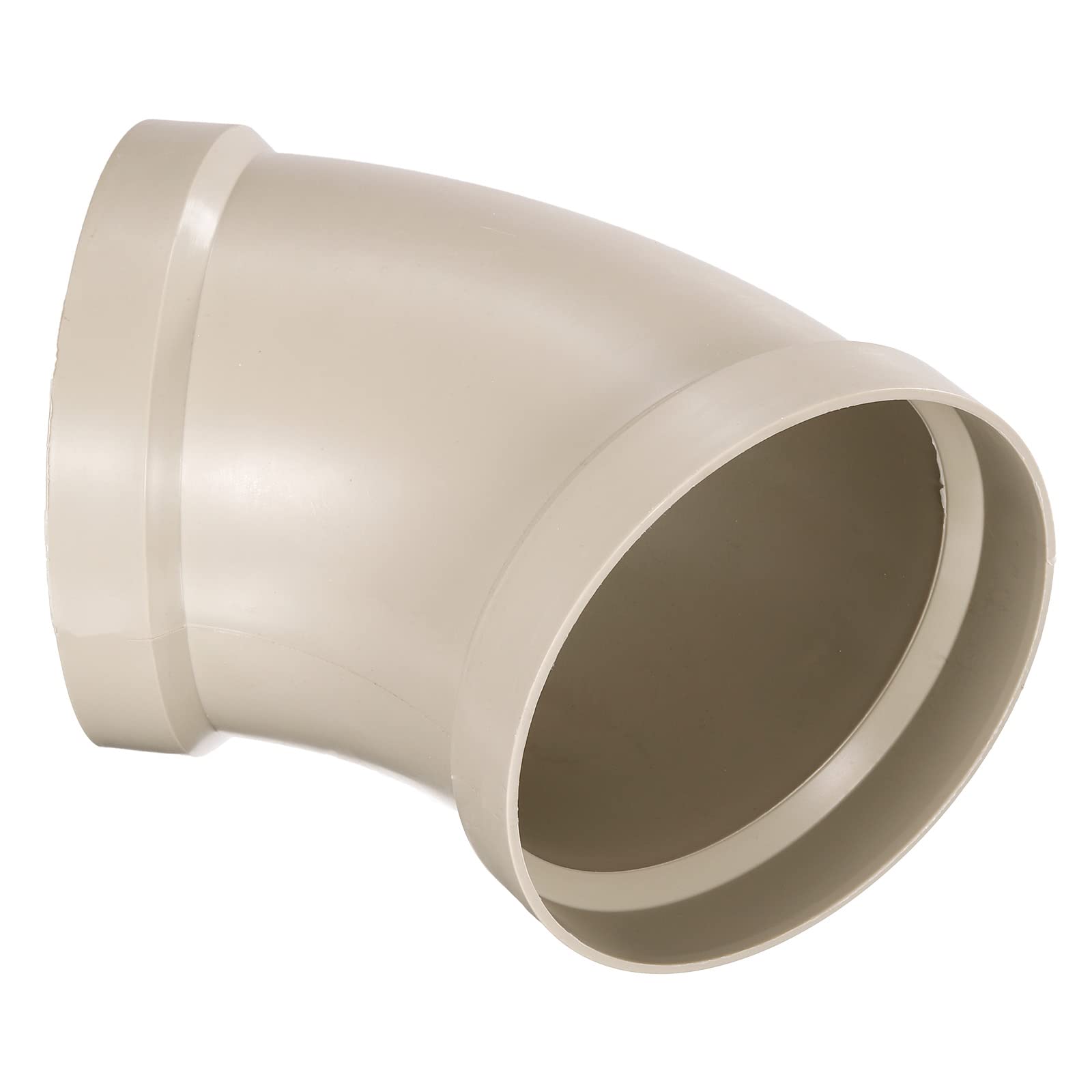 PATIKIL 6" ID Gomito 45 Gradi Condotto Tubo Connettore, Ventilazione Tubo Flessibile Ignifugo Adattatore per Fai da Te Casa Fabbrica Industriale Sfiato Sistemi