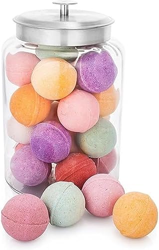 Anchor Hocking 95507 Montana - Tarro de vidrio con tapa hermética metal cepillado 25 galones