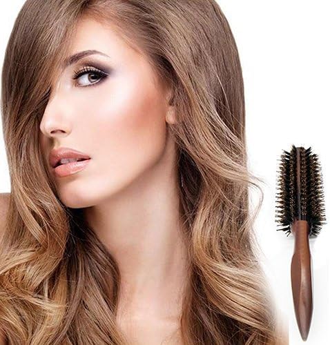 Peine de pelo profesional antiestático cepillo de cerdas de jabalí de carbono que elimina el peine encrespado