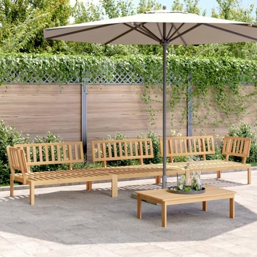 Snsowed Set de sofás de palets de jardín 4 pzas Madera Maciza de Acacia, Set De Jardin Exterior, Muebles De Jardin, Muebles Jardin Exterior, Conjunto Mueble Jardin - 3209309