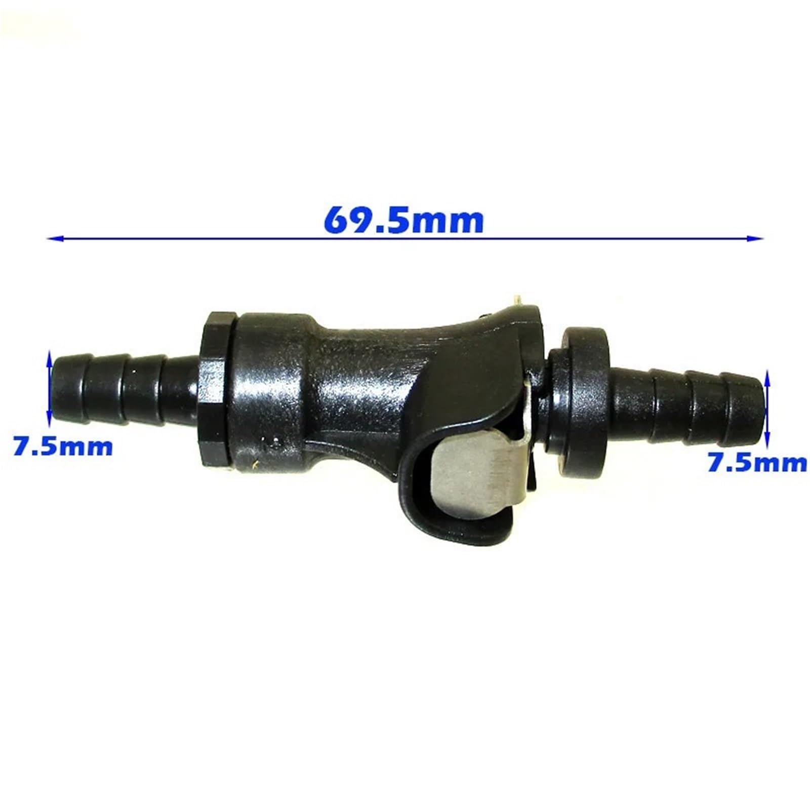 Filtro de gasolina Acoplamiento de desconexión rápida para línea de combustible de gasolina de 5/16" para motocicleta, ATV, cierre simple