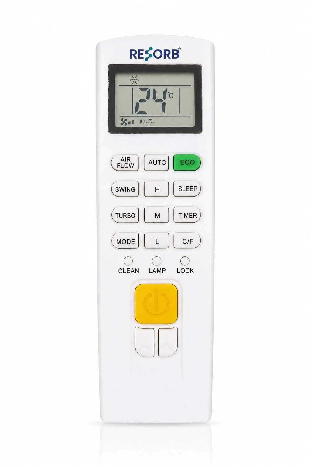AC Remote Control Compatible with Gree Cruise CHIGO IBALL & Vise Split/Window Air Conditioner | Air Flow, Swing, Sleep, Timer, Turbo, ECO Functions | White Replacement Remote | RE 188-image-5
