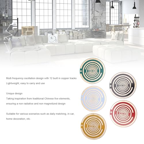 Discos polarizadores MWO y oscilador multionda portátil con 5 discos de energía 3