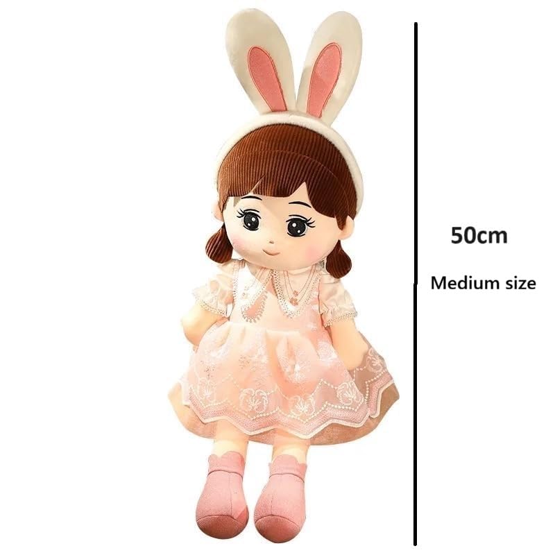 Image of SCOOBA Super Soft Furry Wings Doll 50cm Medium Size Single piece Pink Color