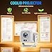 Mini Projector 1080P, Projector 4K Full HD, Smart Projector Featuring Auto Focus & Keystone Correction with Built-in Apps, Portable Projector WiFi 6 & Bluetooth 5.4 180° Rotation for Phone/Tablet/HDMI