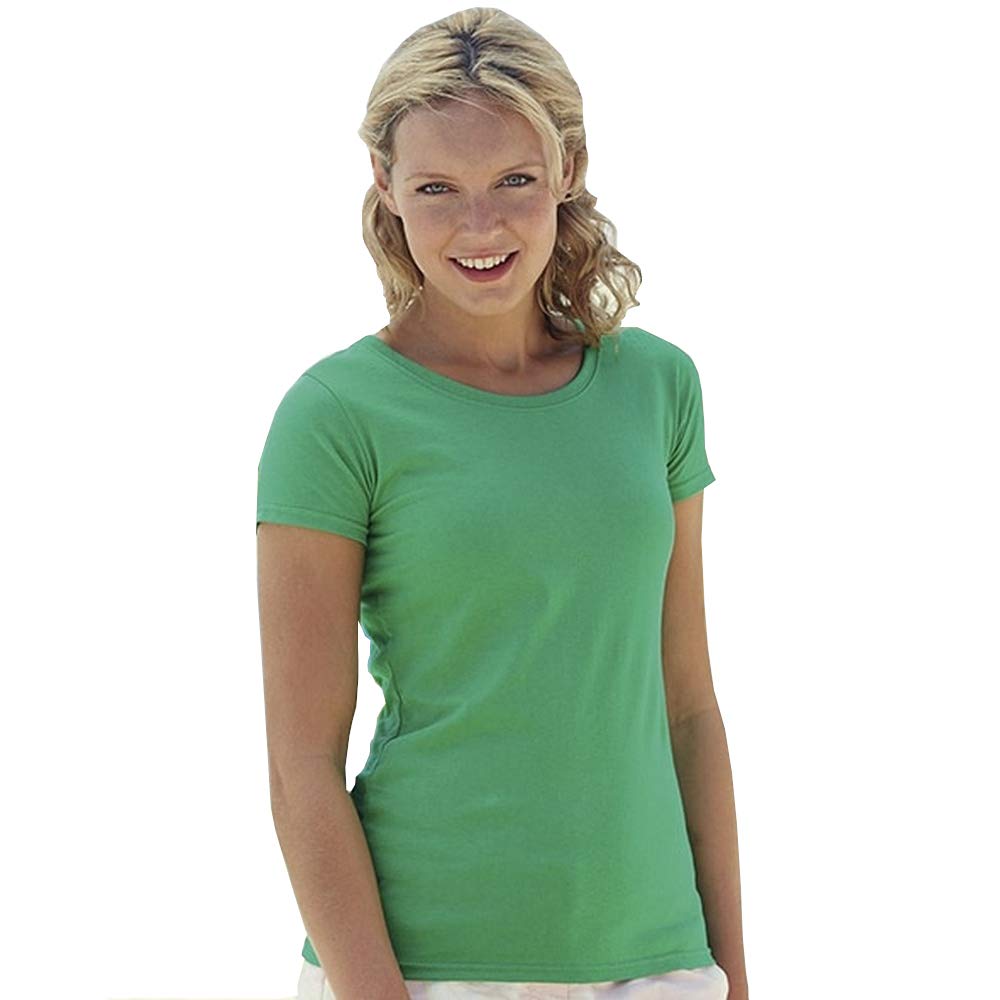 Fruit Of The Loom Women's Short Sleeve Jersey (Kelly Green)