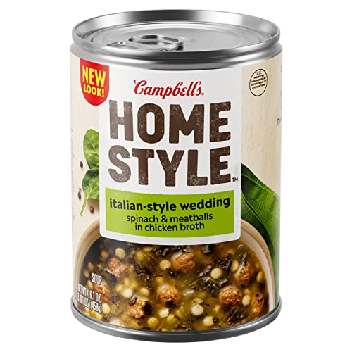 Campbell’s Homestyle Italian Wedding Soup, 16.1 OZ Can (Pack of 6)