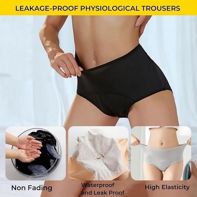 Panties for Women Over 60 70 Leak proof Ladies Underwear Washable - Image 3