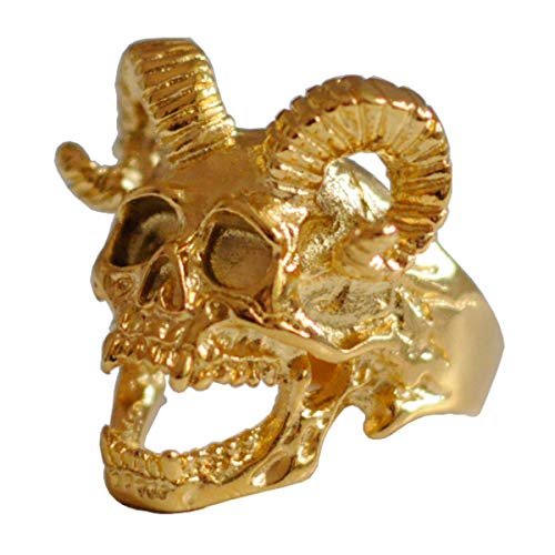 Image of Genuine Stainless Steel Ring Jewelry for Men Fashion Punk Biker Skull Rings