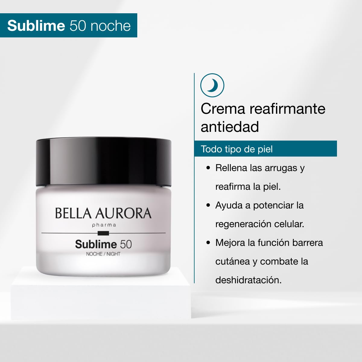 Bella Aurora Pack Sublime 50 Ritual Antiedad | Crema de Día Multiacción SPF 20 + Crema de Noche Reafirmante de Regalo | Repara la Barrera Cutánea y Reduce Arrugas | 2 x 50 ml