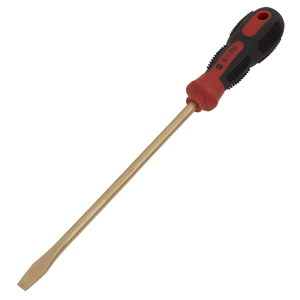 Sealey NS095 tournevis plat 8 mm à manche antidérapant robuste