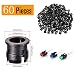 RUNCCI-YUN 60Pcs 5mm Luces LED de Diodo 12V DC Pre Wired LED...