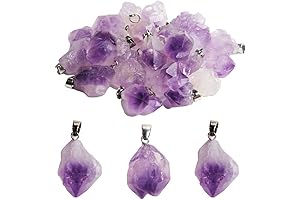 Crystals Pendants Necklace Gemstone Kit, Set of 12