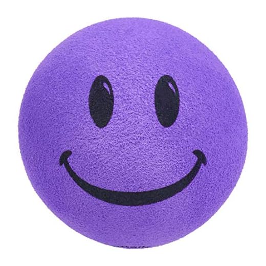 Tenna Tops Purple Smiley Face Car Antenna Topper / Antenna Ball / Mirror Dangler