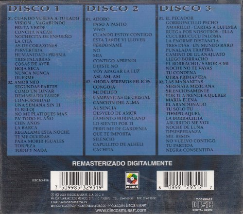 Amazon.com: Arrullo Melodico Orquesta Del Recuerdo Coleccion De Oro 3CD:  CDs y Vinilo