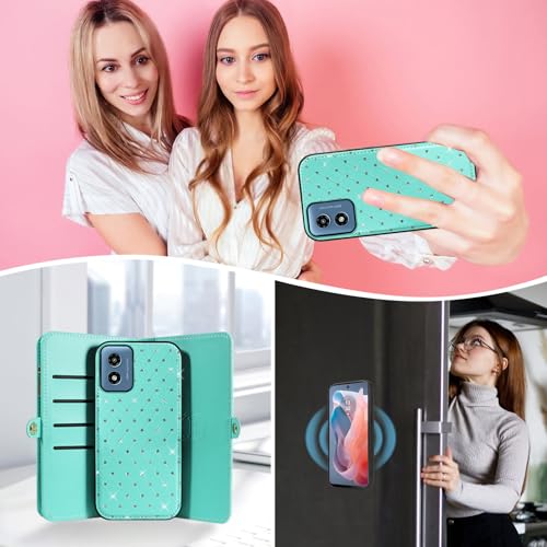 Coque Moto G Play 2024抗震钱包一体化手机壳带钢化膜 - 7