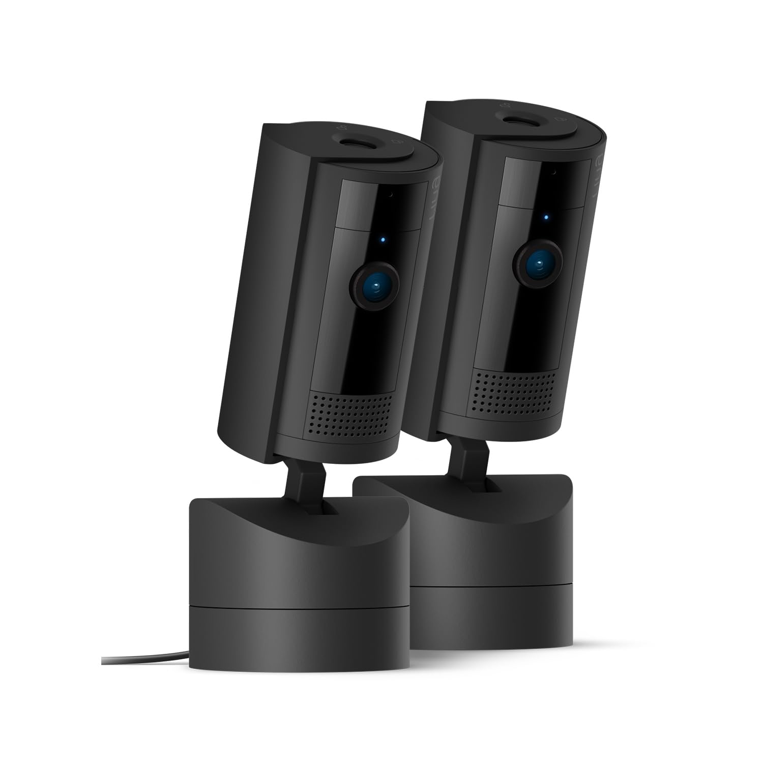 Ring Ring Pan-Tilt Indoor Camera | Plug-In Pet Security Camera | 360° pan & 169° tilt coverage, Manual Privacy Cover, HD video, Two-Way Talk, Wi-Fi | 30-day free trial of Ring Home | 2 Cameras